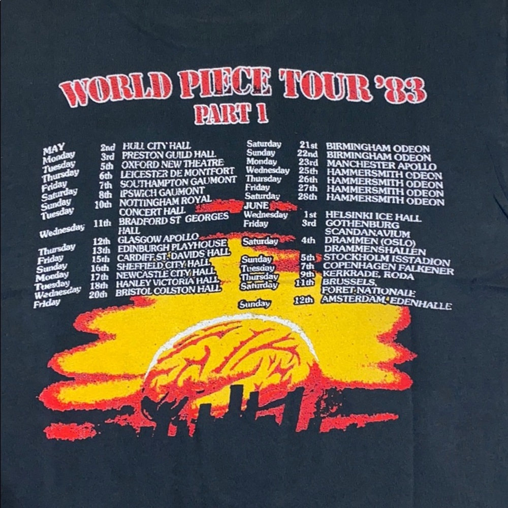 NWT Daydreamer Iron Maiden World Piece Tour Tee S - Picture 9 of 9